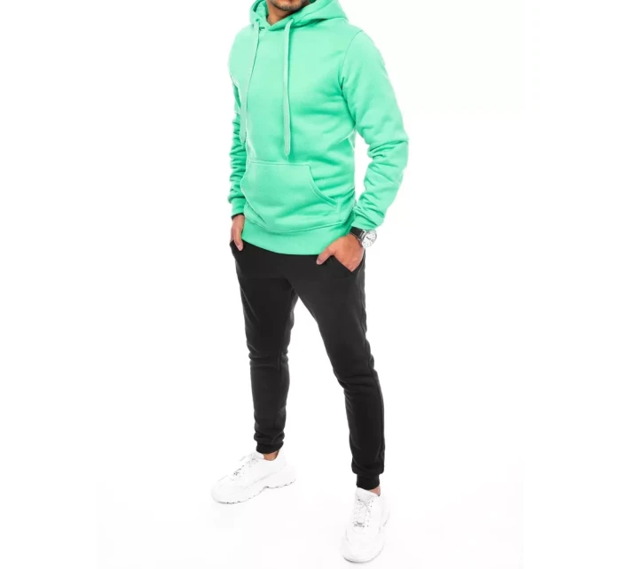 FashionStreet pánská mátová a černá tepláková souprava AX0642