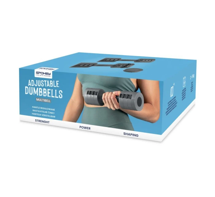 Nastavitelné činky 2x 2,5 kg Spokey Multibell SPK-944195