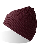 Claire Pletená čepice model 22552247 burgundy - Atlantis Headwear Claire Pletená čepice model 22552247 burgundy - Atlantis Headwear