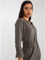 Dámské šaty TW SK BL 1011 šaty.17 khaki - FPrice Dámské šaty TW SK BL 1011 šaty.17 khaki - FPrice