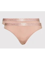 Dámské kalhotky 163334 2R235 05671 - starorůžová - Emporio Armani