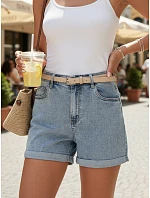 Spodenki damskie niebieskie model 22120857 - FashionStreet