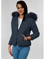 ZIMOWA KRÓTKA PIKOWANA KURTKA DAMSKA GRANATOWA model 21242149 - Libland ZIMOWA KRÓTKA PIKOWANA KURTKA DAMSKA GRANATOWA model 21242149 - Libland