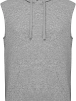 Kariban ProAct PA 393 Unisex mikina s kapucí bez rukávů 20.P393 oxford grey