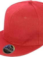 Result Headwear RC 083X 6 panelová kšiltovka s plochým kšiltem 28.083X red