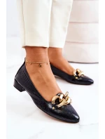 Kožené lodičky z kůže Černe model 21572557 - Boto