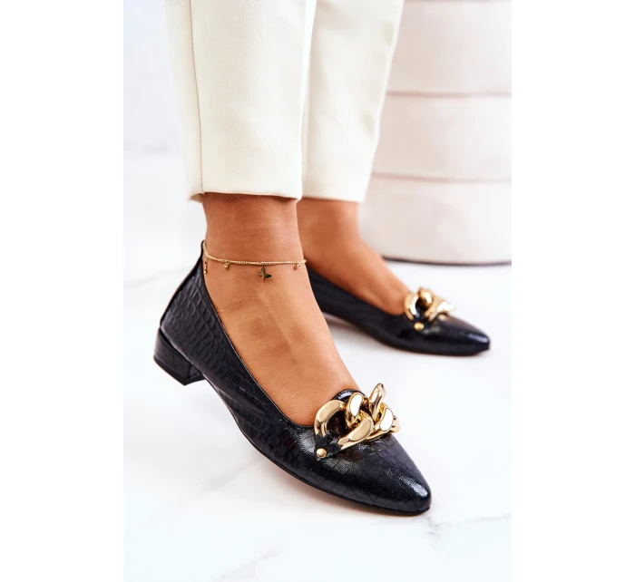 Kožené lodičky z kůže Černe model 21572557 - Boto