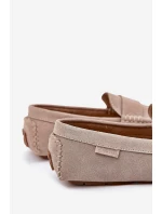 Semišové Pánské Mokasíny Big Star RR174050 Béžové