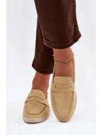 Dámské mokasíny z eko semiše – žluté Renelia Dámské mokasíny z eko semiše – žluté Renelia