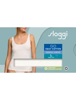 Dámské tílko GO Daily Cotton Tank top - WHITE - bílé 00GZ - SLOGGI