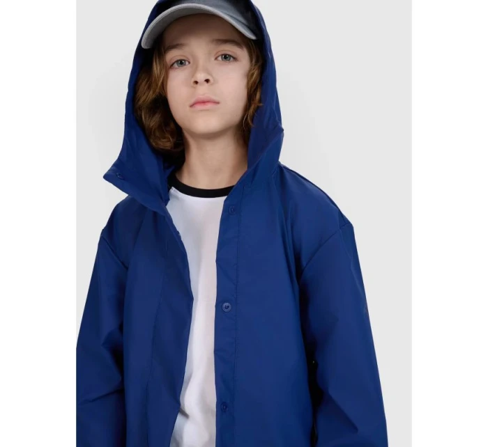 Dětská přechodná bunda do deště s gumovým povrchem 4F 4FJWSS25TJACU213-31S Dětská přechodná bunda do deště s gumovým povrchem 4F 4FJWSS25TJACU213-31S