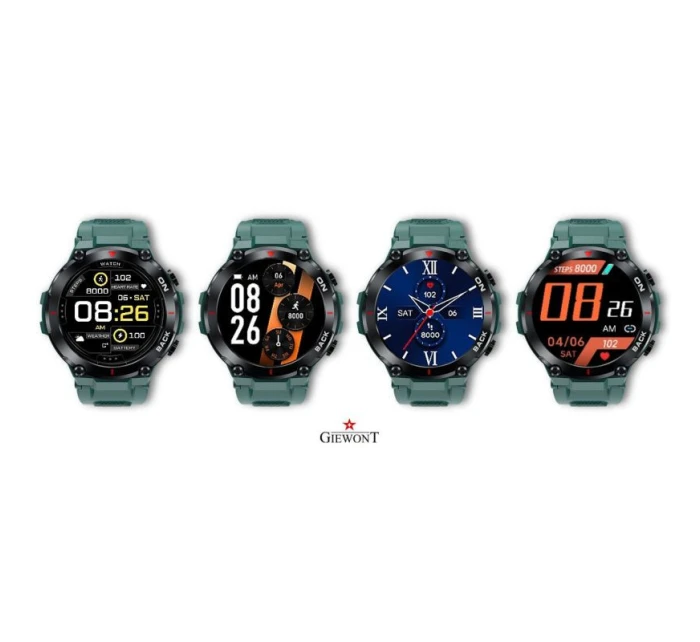GIEWONT Pioneer GPS smartwatch GW460-2 - Sea Green