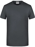 Daiber 8008 Pánské tričko z bio bavlny 02.8008 black heather