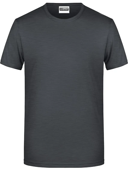 Daiber 8008 Pánské tričko z bio bavlny 02.8008 black heather