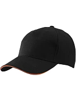 Daiber MB 6526 5 panelová sandwich kšiltovka 03.6526 black/orange Daiber MB 6526 5 panelová sandwich kšiltovka 03.6526 black/orange