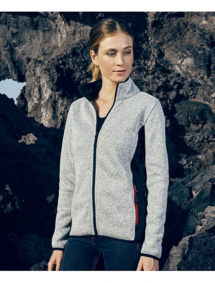 Dámská pracovní pletená fleecová bunda 40. heather grey model 22517060 - Promodoro