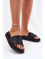 Dámské Pantofle Na Platformě Big Star model 21694565 Černé - Big Star Shoes Dámské Pantofle Na Platformě Big Star model 21694565 Černé - Big Star Shoes