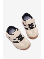 Dětské Sneakersy Sportovní Boty Na Suchý Zip Béžové Viona Dětské Sneakersy Sportovní Boty Na Suchý Zip Béžové Viona