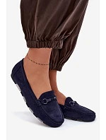 Dámské Mokasíny Ploché Tmavě Modré model 22091889 - Boto