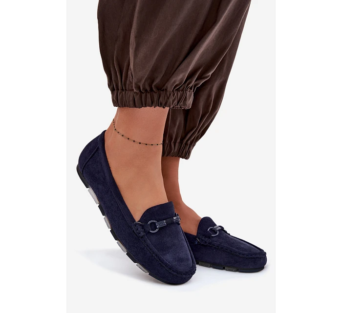 Dámské Mokasíny Ploché Tmavě Modré model 22091889 - Boto