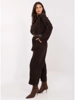 Spodnie IT SP model 21749875 ciemny brązowy - FPrice