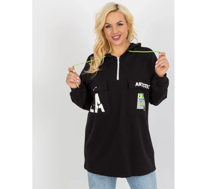 Mikina RV BL model 18372306 černá - FPrice Mikina RV BL model 18372306 černá - FPrice