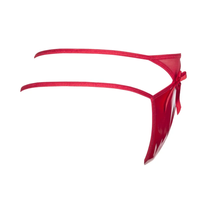 Tanga Plus Size V-8728 červená - Axami