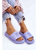 Dámské módní pantofle Big Star - světle fialové Dámské módní pantofle Big Star - světle fialové