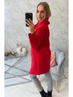 Tunika nadměrné velikosti model 20892368 červená - Kesi