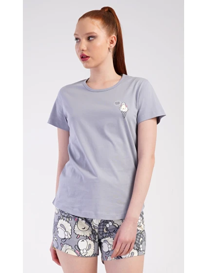 Dámské pyžamo šortky Ovečky