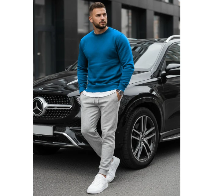 Pánská hladká tmavě modrá mikina model 21963758 - Dstreet