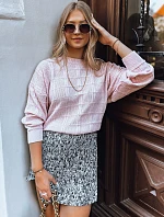 Dámský oversize svetr SKYLARK pink FashionStreet MY2134