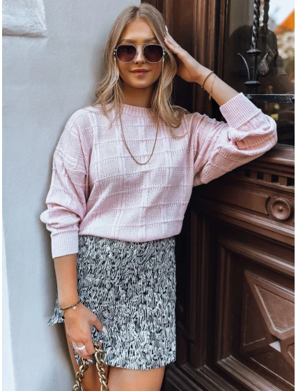 Dámský oversize svetr SKYLARK pink FashionStreet MY2134