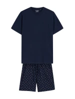 Pánské pyžamo 42601 Shore dark blue - HENDERSON Pánské pyžamo 42601 Shore dark blue - HENDERSON