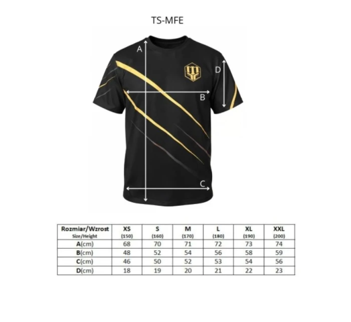 Výcvikové tričko MASTERS TS-MFE