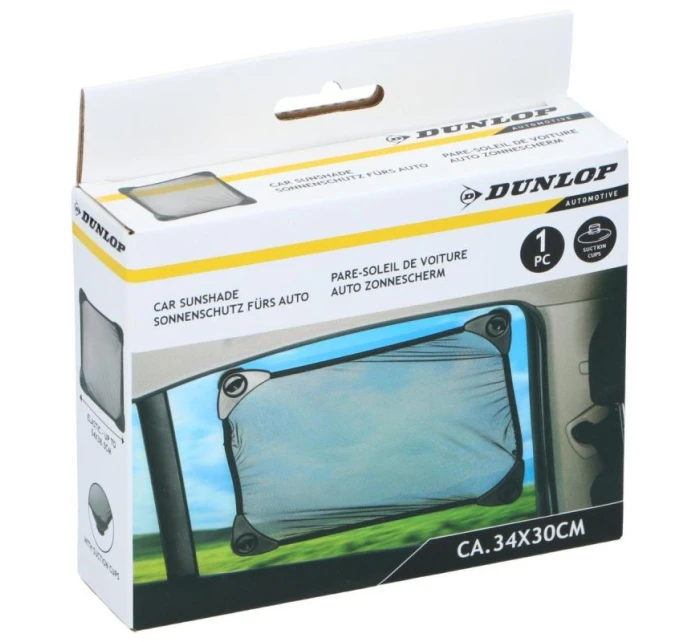 Sluneční clona se zapínáním 34x30CM 1 ks DUNLOP BLACK