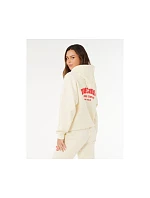 Dámská mikina RIP CURL Surf Puff Heritage Hood, béžová Dámská mikina RIP CURL Surf Puff Heritage Hood, béžová