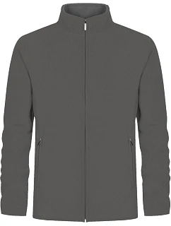 Promodoro 7961 Pánská dvojitá fleecová bunda 40.7961 steel grey
