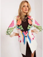 Marynarka DHJ MA 18525 model 19648743 ecru - FPrice Marynarka DHJ MA 18525 model 19648743 ecru - FPrice