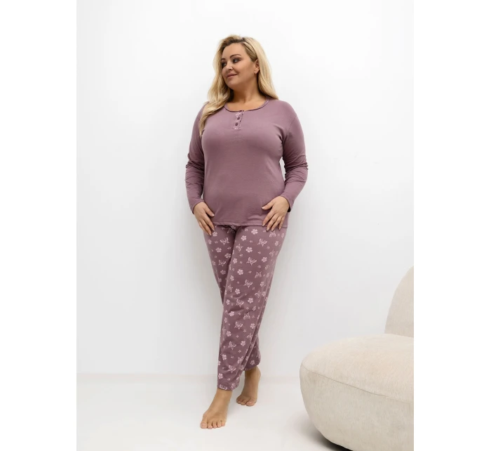 Pyžamo DU PI FP 500.25 tmavě růžové Pyžamo DU PI FP 500.25 tmavě růžové