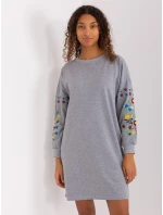 RV SK 8979 šaty.94P šedá RV SK 8979 šaty.94P šedá