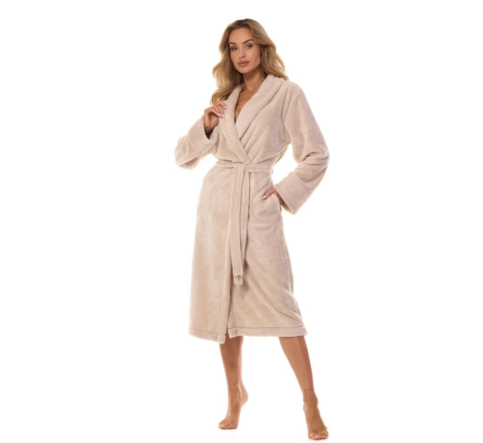 Dámský župan 2413 Camelia angora plus - L&L Dámský župan 2413 Camelia angora plus - L&L