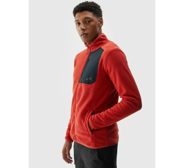 Fleecová mikina 4F M 4FWAW24TFLEM250-70S pánské Fleecová mikina 4F M 4FWAW24TFLEM250-70S pánské