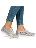 Rieker W L32P6-90 RKR764 ažurové polobotky