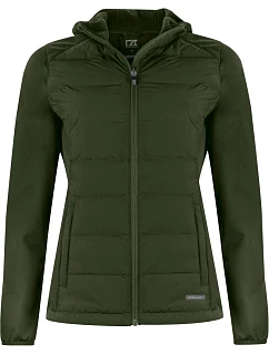 Cutter & Buck Oak Harbor Jacket Women Dámská hybridní bunda 68.1453 ivy green