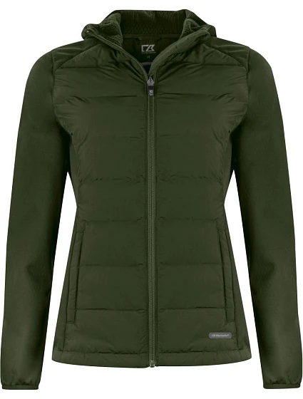 Cutter & Buck Oak Harbor Jacket Women Dámská hybridní bunda 68.1453 ivy green Cutter & Buck Oak Harbor Jacket Women Dámská hybridní bunda 68.1453 ivy green