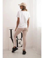 model 21770434 komplet halenka + kalhoty světle růžová - K-Fashion model 21770434 komplet halenka + kalhoty světle růžová - K-Fashion