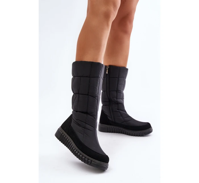Dámské zimní boty na zip Progress model 21677038 Černé - Boto