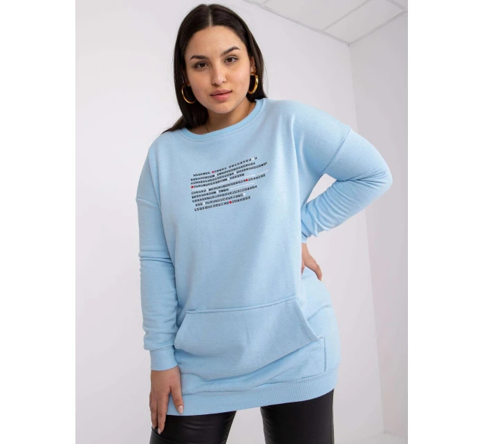 Mikina RV BL 7124.01 světle modrá