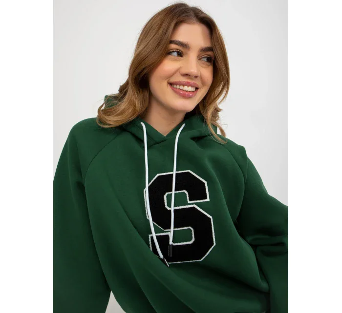 Mikina RV BL 8372.04P tmavě zelená